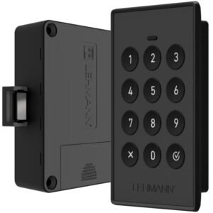 Lehmann Capio TA electronic keypad lock for lockers, cabinets and furniture